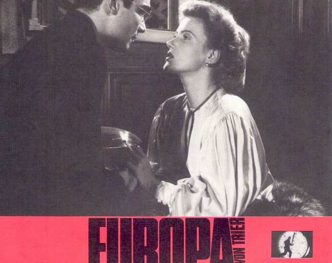 Europa (B) | 90s Danish Cult Classic, Lars Von Trier | 1992 original print | vintage Japanese chirashi film flyer