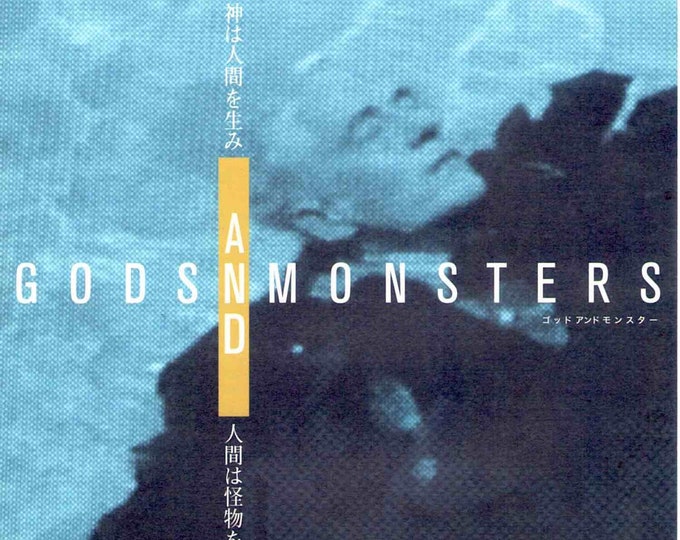 Gods and Monsters | 90s Queer Cinema, Bill Condon, Ian McKellen | 2000 original print | Japanese chirashi film flyer