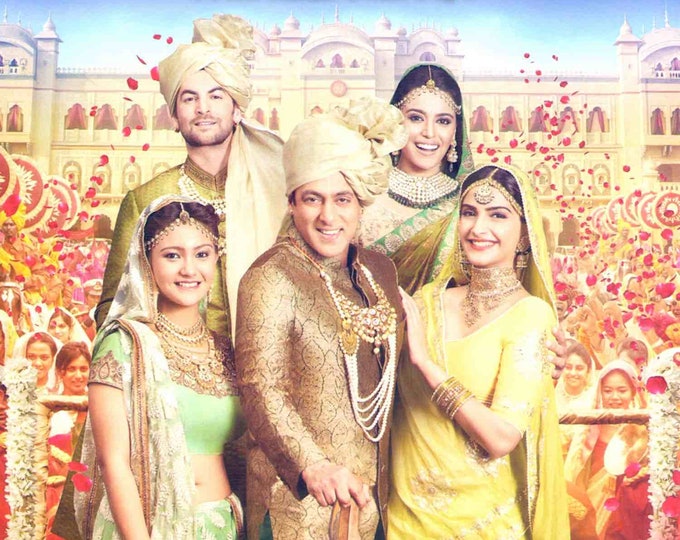 Prem Ratan Dhan Payo | Bollywood Drama, Salman Khan | 2018 original print | Japanese chirashi film flyer