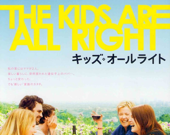Kids are All Right | Cult American Cinema, Annette Bening | 2011 original print | Japanese chirashi film flyer