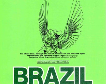 Brazil (B) | 80s British Cult Classic, Terry Gilliam | 1997 print | vintage Japanese chirashi film flyer