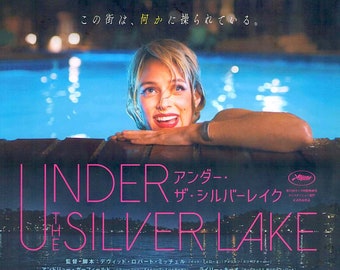 Under the Silver Lake (A) | David Robert Mitchell, Andrew Garfield | 2018 original print | Japanese chirashi film poster