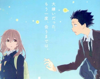 A Silent Voice (B) | Anime, Naoko Yamada | 2016 print | Japanese chirashi film poster