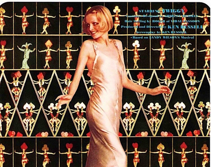 The Boy Friend | 70s British Classic, Twiggy, Ken Russell | 1995 print | vintage Japanese chirashi film flyer