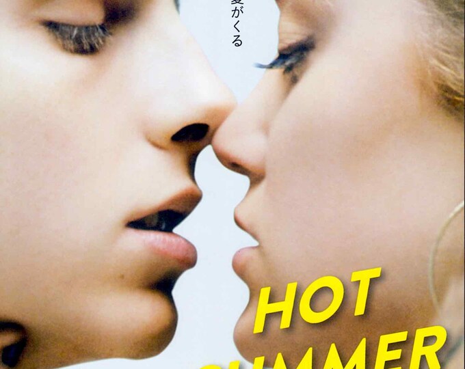 Hot Summer Nights | American Cinema, Timothee Chalamet, Maika Monroe | 2019 original print | Japanese chirashi film flyer