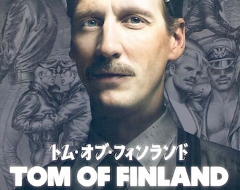 Tom of Finland | Iconic Gay Artist, Dome Karukoski Film | 2019 original print | Japanese chirashi film poster