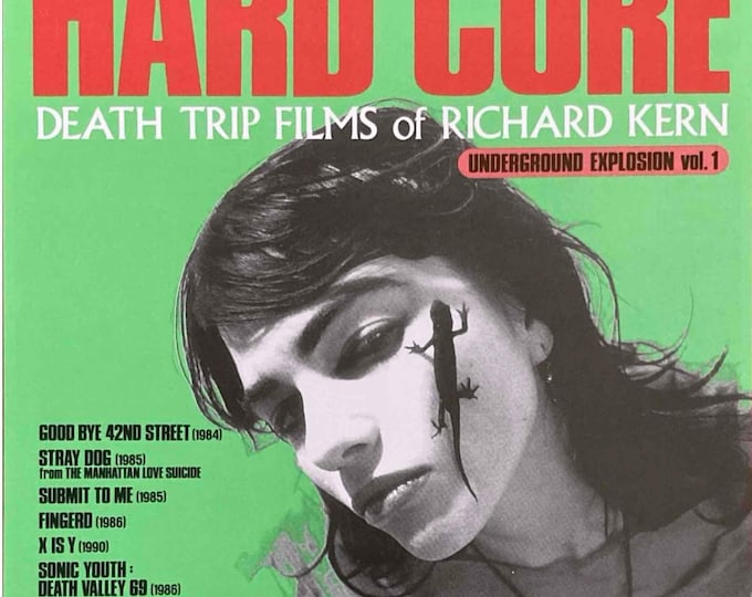 Hard Core: Death Trip Films of Richard Kern | 80s NY Underground, Lydia Lunch | 1996 print | vintage Japanese chirashi film flyer