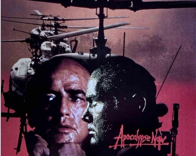 Apocalypse Now (D) | 70s American Classic, Francis Ford Coppola, Marlon Brando |  1980 original print | vintage Japanese chirashi film flyer