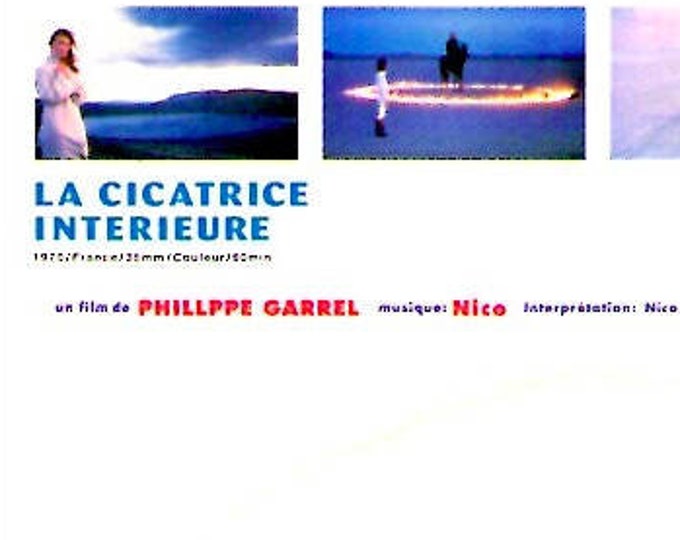 La Cicatrice interieur | 70s French Cinema, Nico, Philippe Garrel | 1998 print | vintage Japanese chirashi film flyer