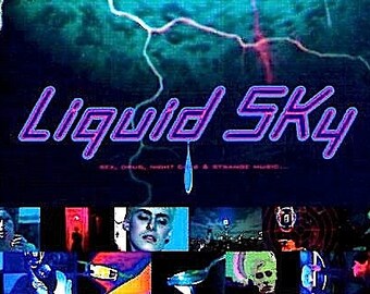 Liquid Sky (A) | 80s Cult Sci-fi, Slava Tsukerman | 1997 print | vintage Japanese chirashi film poster