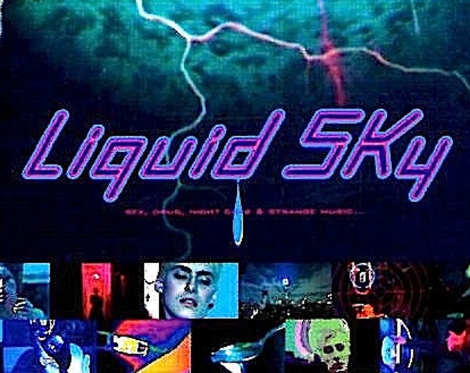 Liquid Sky (A) | 80s Cult Sci-fi, Slava Tsukerman | 1997 print | vintage Japanese chirashi film flyer