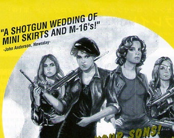 Switchblade Sisters | 70s Cult Classic, Jack Hill | 1997 print | vintage Japanese chirashi film flyer