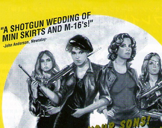 Switchblade Sisters | 70s Cult Classic, Jack Hill | 1997 print | vintage Japanese chirashi film flyer