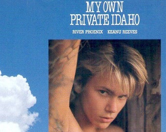 My Own Private Idaho | 90s Cult Classic, River Phoenix, Keanu Reeves | 1991 original print | vintage Japanese chirashi film poster