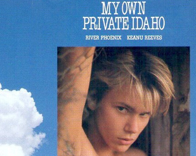 My Own Private Idaho | 90s Cult Classic, River Phoenix, Keanu Reeves | 1991 original print | vintage Japanese chirashi film flyer
