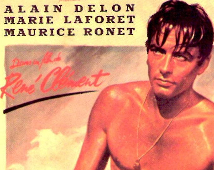 Plein Soleil | 60s French Classic, Alain Delon | 1994 print | vintage Japanese chirashi film flyer