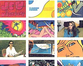 The Killing Game | 60s French Cinema, Claudine Auger, Alain Jessua | 2001 print | Japanese chirashi film flyer