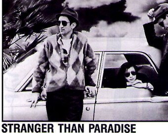 Stranger Than Paradise (A) | 80s Classic, Jim Jarmusch | 1986 original print | vintage Japanese chirashi film flyer