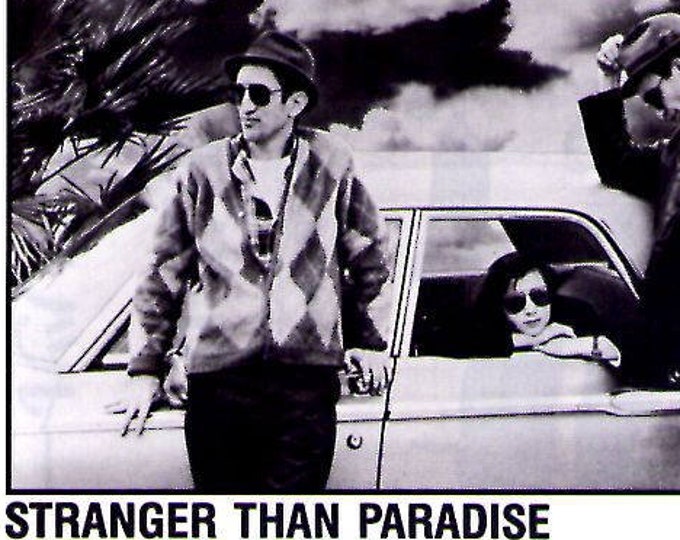 Stranger Than Paradise (A) | 80s Classic, Jim Jarmusch | 1986 original print | vintage Japanese chirashi film flyer