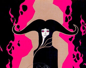 Belladonna of Sadness | 70s Cult Classic Tezuka Anime | 1974 original print | vintage Japanese chirashi film poster