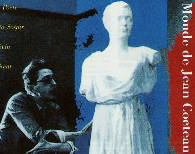 Jean Cocteau Retrospective (A) | 30-50s French Cinema | 1994 print | vintage Japanese chirashi film flyer