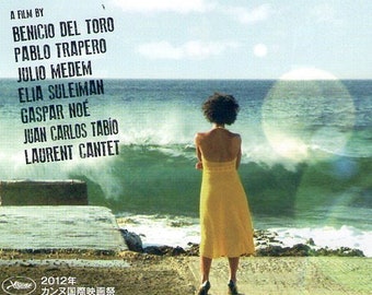 7 Days in Havana (B) | Gaspar Noé, Benicio Del Toro | 2012 original print | Japanese chirashi film poster