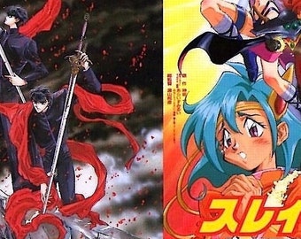 X / Slayers Return (A) | 90s Anime Classic | 1996 original print | vintage Japanese chirashi film poster