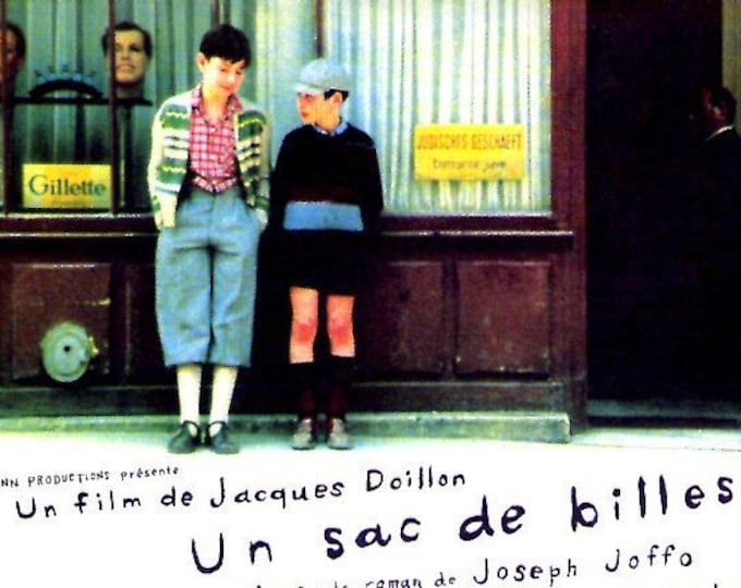 A Bag of Marbles | 70s French Cinema, Jacques Doillon | 2000 print | Japanese chirashi film flyer