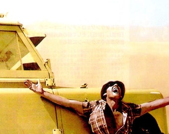 The Passenger (B) | 70s Jack Nicholson, Maria Schneider | 1997 print | vintage Japanese chirashi film flyer