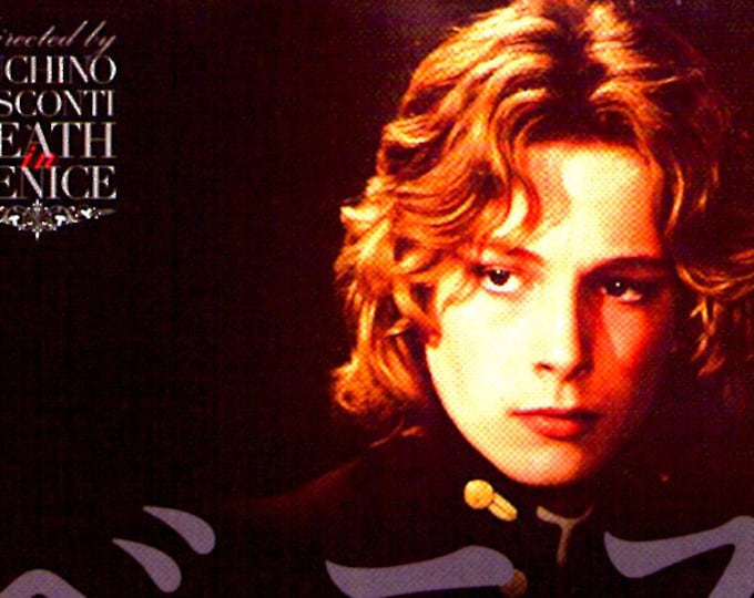 Death in Venice | 70s Italian Classic, Bjorn Andersen, Luchino Visconti | 2011 print | Japanese chirashi film flyer