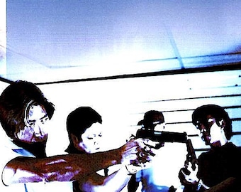 The Mission | Hong Kong Action, Johnnie To | 2001 original print | Japanese chirashi film flyer