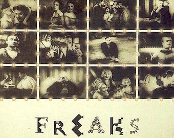 Freaks | 30s Cult Film, Tod Browning | 2005 print | Japanese chirashi film flyer