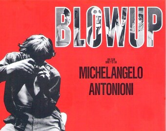 Blow-Up (A) | 60s Iconic Classic, Michelangelo Antonioni | 1994 print | vintage Japanese chirashi film poster