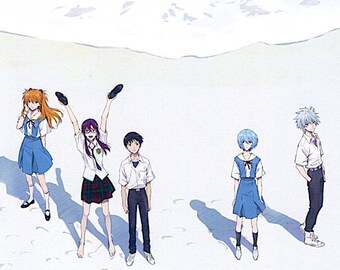 Evangelion: 3.0+1.0 (C) | Cult Anime Series, Anno Hideaki | 2021 original print | Japanese chirashi film flyer