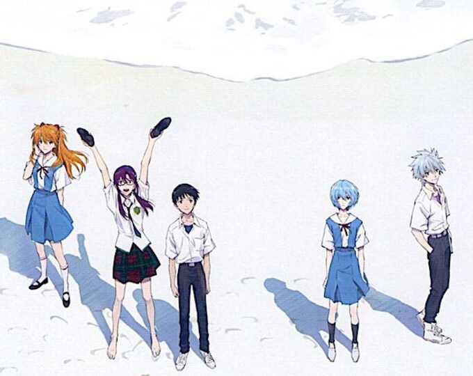 Evangelion: 3.0+1.0 (C) | Cult Anime Series, Anno Hideaki | 2021 original print | Japanese chirashi film flyer