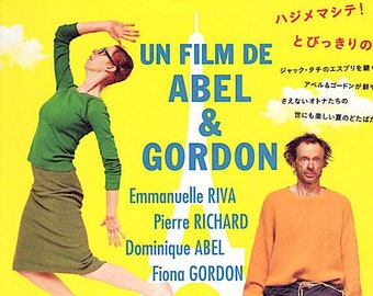 Lost in Paris | French Comedy, Dominique Abel, Fiona Gordon | 2017 original print | Japanese chirashi film poster