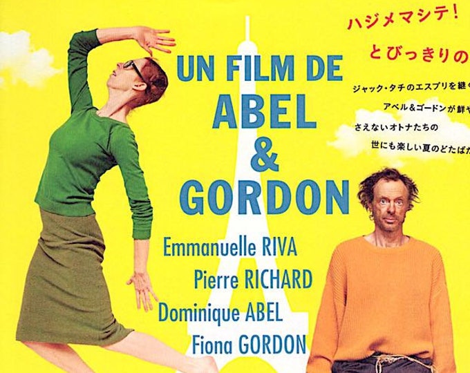 Lost in Paris | French Comedy, Dominique Abel, Fiona Gordon | 2017 original print | Japanese chirashi film flyer