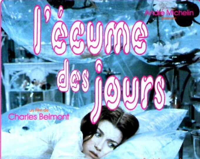 Spray of the Days | 60s French Cinema, Sami Frey | 1995 print | Japanese chirashi film flyer