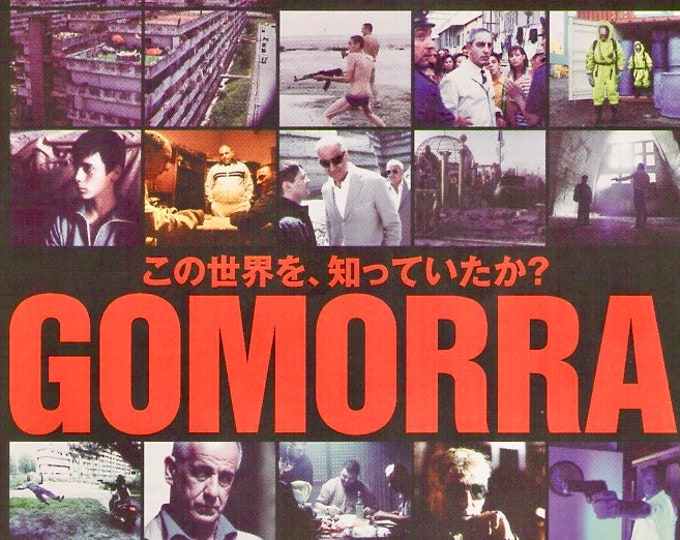 Gomorrah | Cult Italian Cinema, Matteo Garrone | 2011 original print | Japanese chirashi film flyer