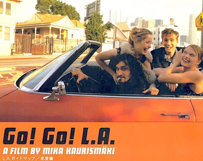 LA without a Map (A) | 90s Finnish Cinema, Vincent Gallo, Julie Delpy | 1999 original print | vintage Japanese chirashi film flyer