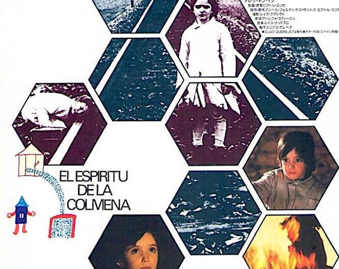 Spirit of the Beehive (A) | 70s Spanish Classic, Victor Erice | 1993 print | vintage Japanese chirashi film flyer