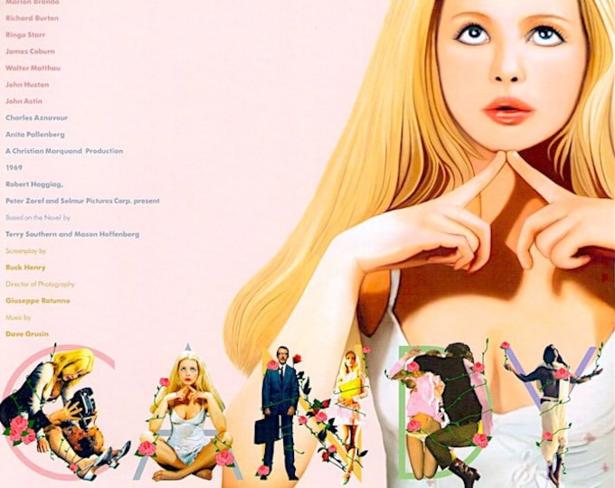 Candy | 60s French Cult Classic, Christian Marquand, Ewa Aulin | 2003 print | Japanese chirashi film flyer