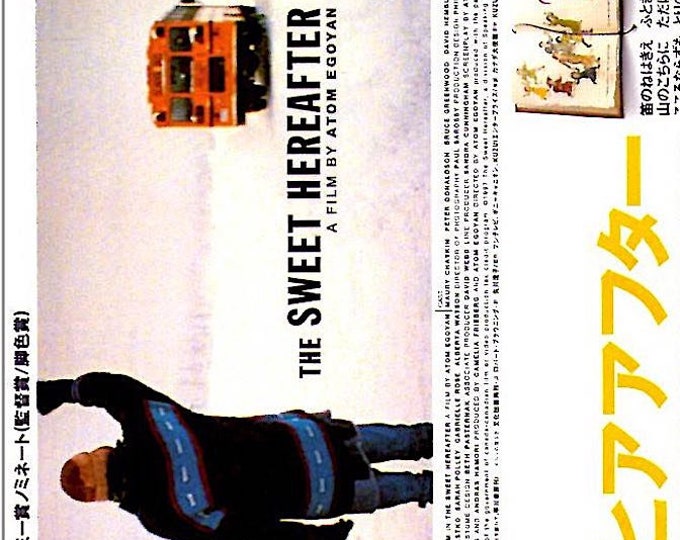 Sweet Hereafter | 90s Canadian Cinema, Atom Egoyan | 1998 original print | vintage Japanese chirashi film flyer