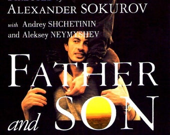 Father and Son | Russian Cinema, Aleksandr Sokurov  | 2006 original print | Japanese chirashi film poster