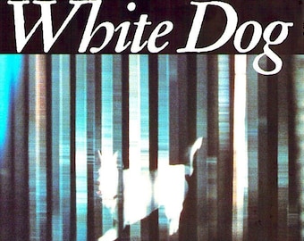 White Dog | 80s Cult Classic, Samuel Fuller | 1990 print | vintage Japanese chirashi film poster