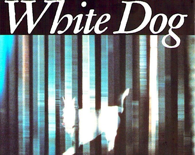 White Dog | 80s Cult Classic, Samuel Fuller | 1990 print | vintage Japanese chirashi film flyer