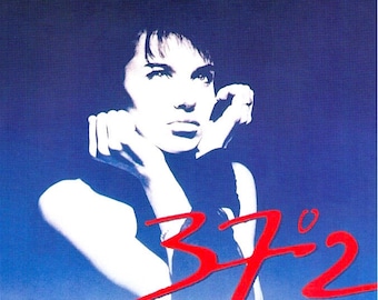 Betty Blue (B) | 80s French Classic, Beatrice Dalle, Jean-Jacques Beineix | 1993 print | vintage Japanese chirashi film flyer