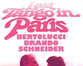 Last Tango In Paris (B) | 70s Cult Classic, Marlon Brando, Maria Schneider | 2004 print | Japanese chirashi film poster