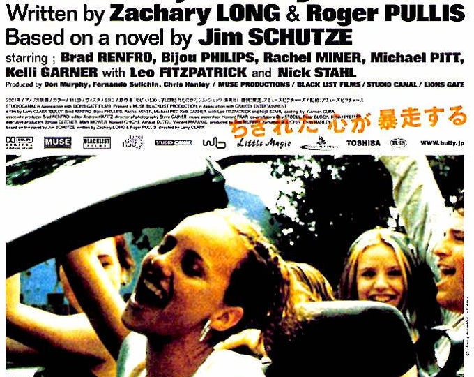Bully | American Cinema, Larry Clark | 2003 original print | Japanese chirashi film flyer