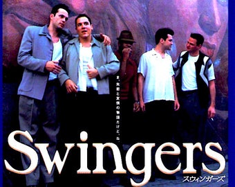 Swingers | 90s Cult Classic, Doug Liman | 1997 original print | vintage Japanese chirashi film flyer